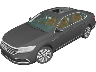Volkswagen Passat PHEV CN-Spec (2019) 3D Model preview