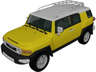 Toyota FJ Cruiser (2010) 3D Model preview