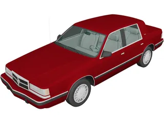 Dodge Dynasty (1992) 3D Model preview