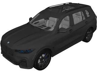 BMW X7 (2019) 3D Model preview