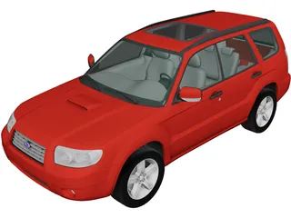 Subaru Forester (2005) 3D Model preview