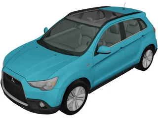 Mitsubishi ASX (2010) 3D Model preview