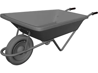 Wheelbarrow 3D Model preview