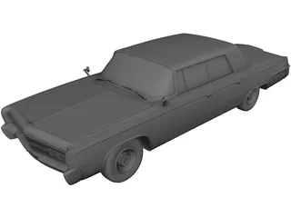Chrysler Crown Imperial (1965) 3D Model preview