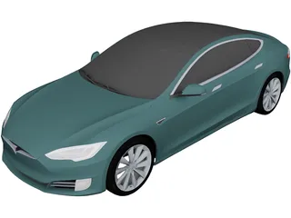 Tesla Model S (2020) 3D Model preview