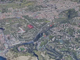 Naples City SW, Italy (2019) 3D Model preview