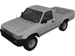 Toyota Hilux (1988) 3D Model preview