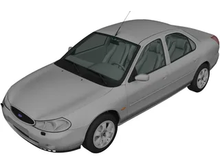 Ford Mondeo Sedan (1996) 3D Model preview