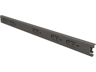 Telescopic Slide 3D Model preview