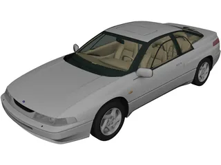 Subaru SVX (1992) 3D Model preview