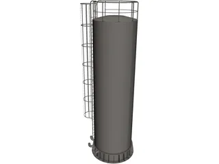Storage Tank 3D Model preview