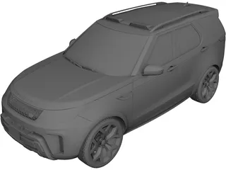 Land Rover Discovery SVR(2019) 3D Model preview