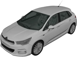 Citroen C4 (2011) 3D Model preview