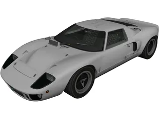 Ford GT40 3D Model preview