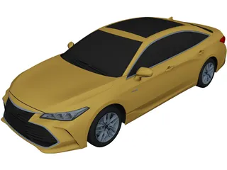 Toyota Avalon (2018) 3D Model preview