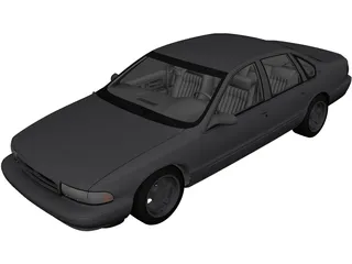 Chevrolet Impala SS (1996) 3D Model preview
