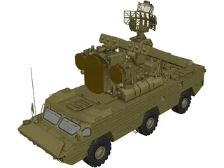 SA-8 Gecko 3D Model preview