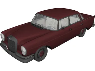 Mercedes-Benz 220S [W111] (1964) 3D Model preview