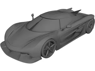 Koenigsegg Jesko Absolut (2020) 3D Model preview