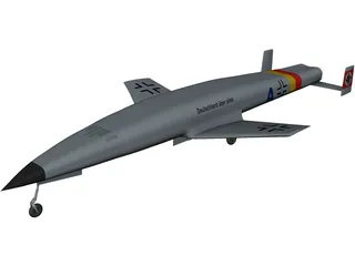 Sanger Amerika Bomber 3D Model preview