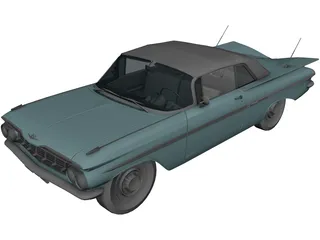 Chevrolet Impala (1963) 3D Model preview