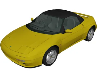 Lotus Elan (1996) 3D Model preview