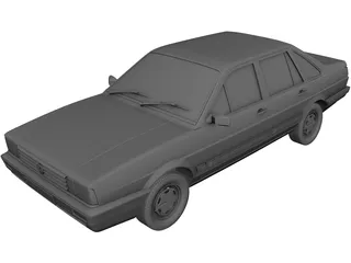 Volkswagen Santana (1985) 3D Model preview