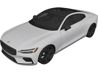 Polestar 1 (2019) 3D Model preview