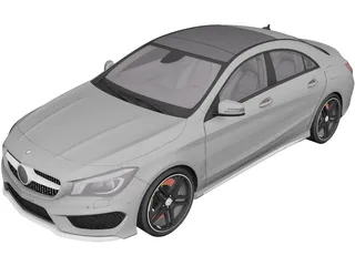 Mercedes-Benz CLA 250 (2013) 3D Model preview