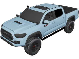 Toyota Tacoma Double Cab (2019) 3D Model preview