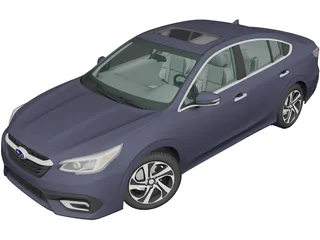 Subaru Legacy Touring (2020) 3D Model preview