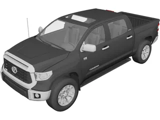 Toyota Tundra (2017) 3D Model preview