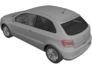 Volkwagen Gol (2013) 3D Model preview