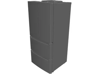 LG Refrigerator 3D Model preview