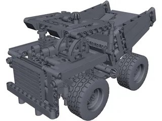 Lego Technic 42035 Mining Truck (2015) 3D Model preview