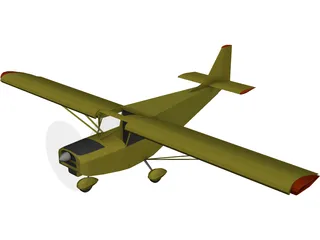 ULM Savannah 3D Model preview