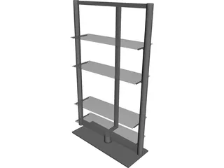 TV Stand 3D Model preview