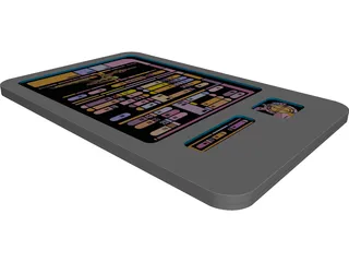 Star Trek TNG PADD 3D Model preview