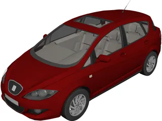 Seat Toledo 3D Model preview