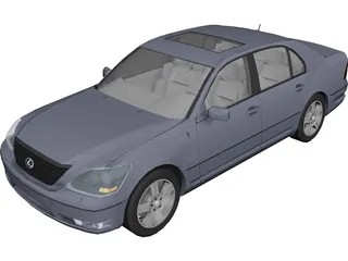Lexus LS330 3D Model preview