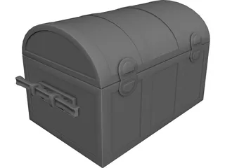 Treasure Chest 3D Model preview