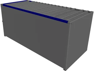 Shipping Container 3D Model preview