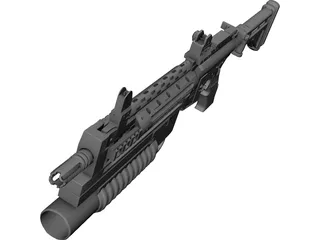 Lr3000 Assault Rifle 3D Model preview