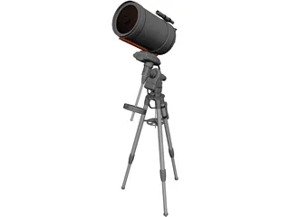 Telescope Celestron 3D Model preview