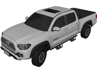 Toyota Tacoma (2020) 3D Model preview