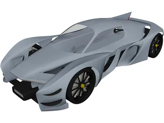 Ultracar 3D Model preview