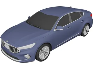 Kia Cadenza (2020) 3D Model preview