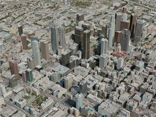 Los Angeles City, USA (2020) 3D Model preview
