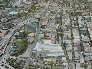 San Jose City, USA (2020) 3D Model preview