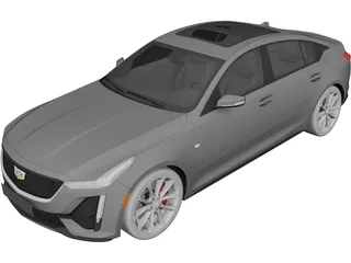Cadillac CT5 (2020) 3D Model preview